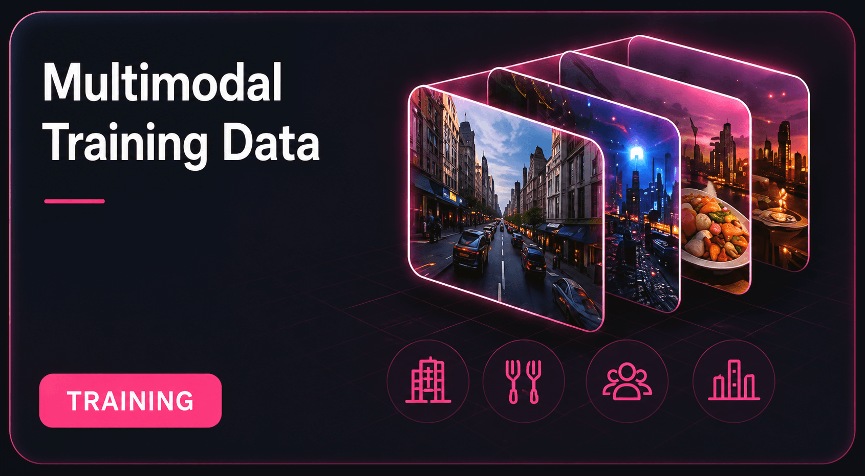Multimodal training — learning from real-world video, audio and context