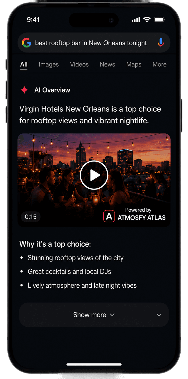 Creator content surfacing in AI search results